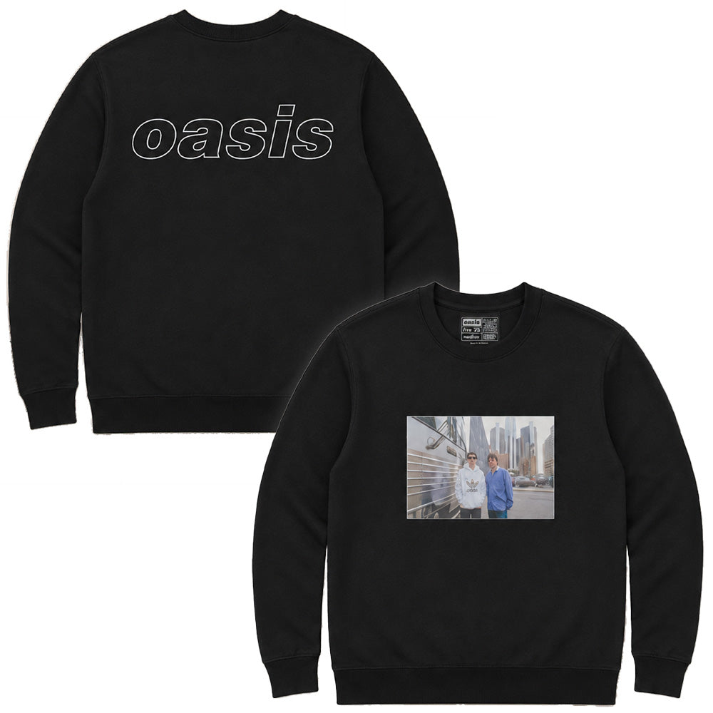 OASIS - (映画「オアシス:ドント・ルック・バック・イン・アンガー」公開 ) - Detroit Bus Photo / バックプリントあり / ツアー会場限定